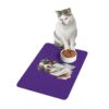 Australian Shepard Pet Food Mat (12x18) - Purple - Image 4