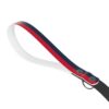 Red and Navy Blue Stylish Dual-Color Dog Leash - Durable & Comfortable - Image 4