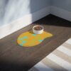 Colorful Pet Feeding Mats with Fun Bones & Paws Design-Yellow - Image 11