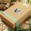 Norwegian Elkhound  Dog Kiss-Cut Sticker - Perfect for Pet Lovers & Laptop Decor - Image 3