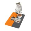Australian Shepard Pet Food Mat (12x18)  -Orange/Smokey - Image 3