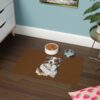Australian Shepard Pet Food Mat (12x18) - Brown - Image 4