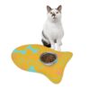 Colorful Pet Feeding Mats with Fun Bones & Paws Design-Yellow - Image 10