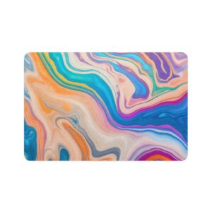 Liquid Marble Pet Food Mat (12x18)