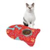 Colorful Pet Feeding Mats with Fun Bones & Paws Design - Red - Image 10
