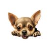Chihuahua Dog Kiss-Cut Sticker - Perfect for Pet Lovers & Laptop Decor - Image 2