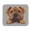 Shar Pei Mouse Pad -Light Grey Cute Pet Design for Dog Lovers - Image 2