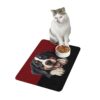 Greater Swiss Mountain Dog Food Mat (12x18)  -Garnet/Black - Image 4