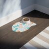 Colorful Pet Feeding Mats with Fun Bones & Paws Design - White - Image 11