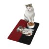 Australian Shepard Pet Food Mat (12x18)  -Garnet/Black - Image 3
