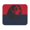 Praying Hands Red/Navy Blue Mouse Pad - Cute Pet Design for Dog Lovers - Image 2