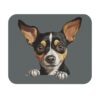 Rat Terrier Mouse Pad -Dark Grey Pet Design for Dog Lovers - Image 2
