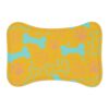 Colorful Pet Feeding Mats with Fun Bones & Paws Design-Yellow - Image 2