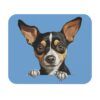 Rat Terrier Mouse Pad -Light Blue Pet Design for Dog Lovers - Image 2
