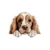 American Cocker Spaniel Dog Kiss-Cut Sticker - Perfect for Pet Lovers & Laptop Decor - Image 2