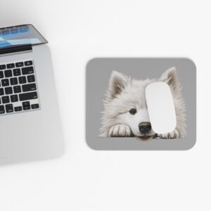 Samoyed Mouse Pad - Light Grey Pet Design for Dog Lovers