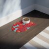 Colorful Pet Feeding Mats with Fun Bones & Paws Design-Dark Red - Image 11