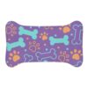 Colorful Pet Feeding Mats with Fun Bones & Paws Design-Light Purple - Image 5