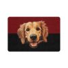 Golden Retriver Dog Food Mat (12x18)  -Garnet/Black - Image 2