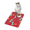 Bone & Paw Print Design (12x18) - Dark Red - Image 4