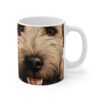 Soft Coated Wheaton Terrier 11 oz mugs, perfect for dog lovers to enjoy their favorite hot beverages with a cute design. - Image 5