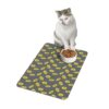 Vibrant Pet Food Mat - 12x18 Non-Slip Design for Cats and Dogs-Dark Grey - Image 4