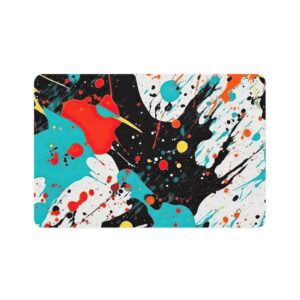 Abstract Design 7 Pet Food Mat (12x18)
