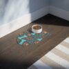 Colorful Pet Feeding Mats with Fun Bones & Paws Design-Dark Grey - Image 11
