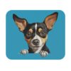 Rat Terrier Mouse Pad -Turquoise Pet Design for Dog Lovers - Image 2