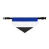 Blue-White-Black Stylish Pet Bandana Collar for Dogs - Fashionable and Comfortable - Image 2