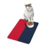Pet Food Mat (12x18) - Red/Navy Blue - Image 4