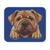 Shar Pei Mouse Pad -Dark Blue Cute Pet Design for Dog Lovers - Image 2