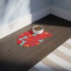 Colorful Pet Feeding Mats with Fun Bones & Paws Design - Red - Image 11