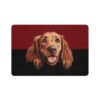 Irish Setter Dog Food Mat (12x18)  -Garnet/Black - Image 2