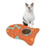 Colorful Pet Feeding Mats with Fun Bones & Paws Design - Orange - Image 10