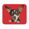 Rat Terrier Mouse Pad -Red Pet Design for Dog Lovers - Image 2