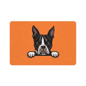 Boston Terrier Pet Food Mat (12x18) - Crusta