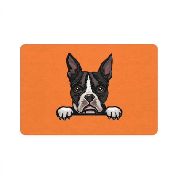 Boston Terrier Pet Food Mat (12x18) - Crusta
