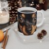 Miniature Pinscher 11 oz  Cute Puppy Mug - Adorable Dog Design - Perfect for Pet Lovers - Image 5
