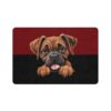 Boxer Dog Food Mat (12x18)  -Garnet/Black - Image 2