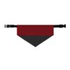 Garnet and Black Stylish Pet Bandana Collar for Dogs - Fashionable and Comfortable - Image 2