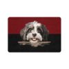 Havernese Dog Food Mat (12x18)  -Garnet/Black - Image 2