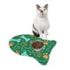 Colorful Pet Feeding Mats with Fun Bones & Paws Design - Dark Green - Image 10