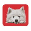 Samoyed Mouse Pad -Red Pet Design for Dog Lovers - Image 2