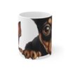 Miniature Pinscher 11 oz  Cute Puppy Mug - Adorable Dog Design - Perfect for Pet Lovers - Image 2