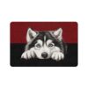 Alaskan Malamute Dog Food Mat (12x18)  -Garnet/Black - Image 2