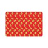 Vibrant Pet Food Mat - 12x18 Non-Slip Design for Cats and Dogs-Red - Image 2