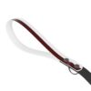 Maroon and White Stylish Dual-Color Dog Leash - Durable & Comfortable - Image 4