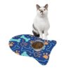 Colorful Pet Feeding Mats with Fun Bones & Paws Design - Dark Blue - Image 10