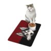Siberian Husky Dog Food Mat (12x18)  -Garnet/Black - Image 4